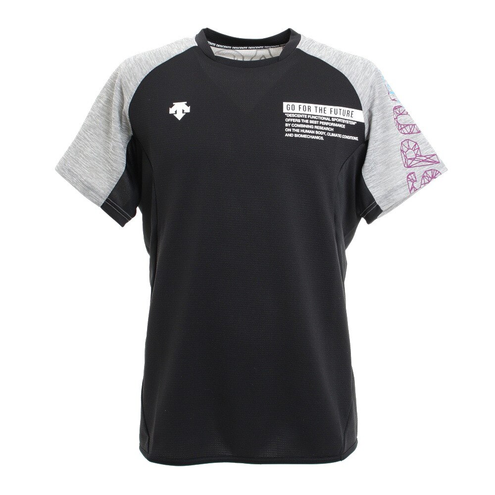  ライトスウェット 半袖Tシャツ DVURJC20 BKGY