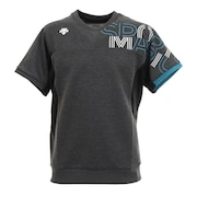 デサント（DESCENTE）（メンズ、レディース）半袖スウェット DVUQJC20 BKM  バレーボールウェア スポーツウェア 