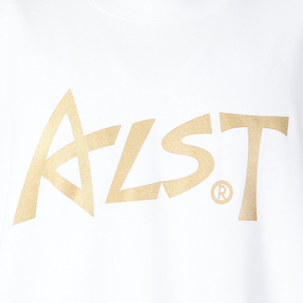 アルスト（ALST）（メンズ）バレーボールウェア クルーネックスウェット フロント ゴールドロゴ VB23AT03-19