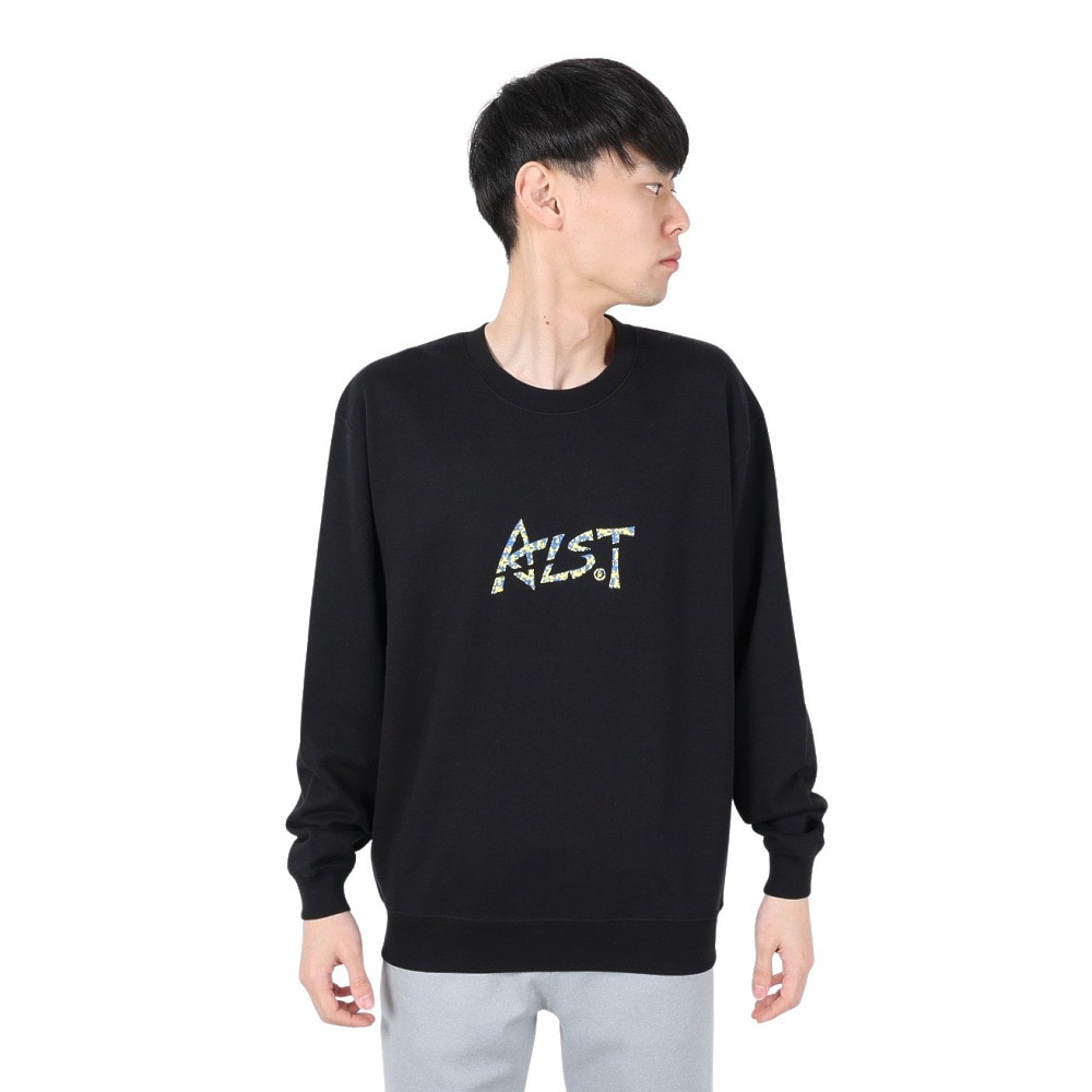 アルスト（ALST）（メンズ、レディース）バレーボールウェア スウェットフロントノイズ 長袖Tシャツ VB24AT01-07