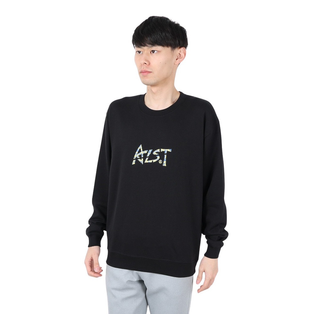 アルスト（ALST）（メンズ、レディース）バレーボールウェア スウェットフロントノイズ 長袖Tシャツ VB24AT01-07