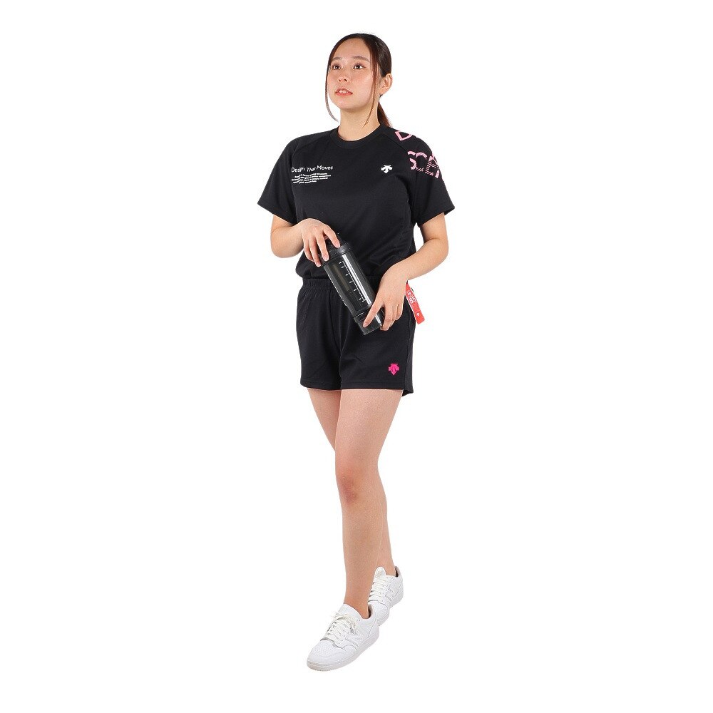 デサント（DESCENTE）（レディース）バレーボールウェア インナー付きバレーボールパンツ DVWVJD80 BKMZ