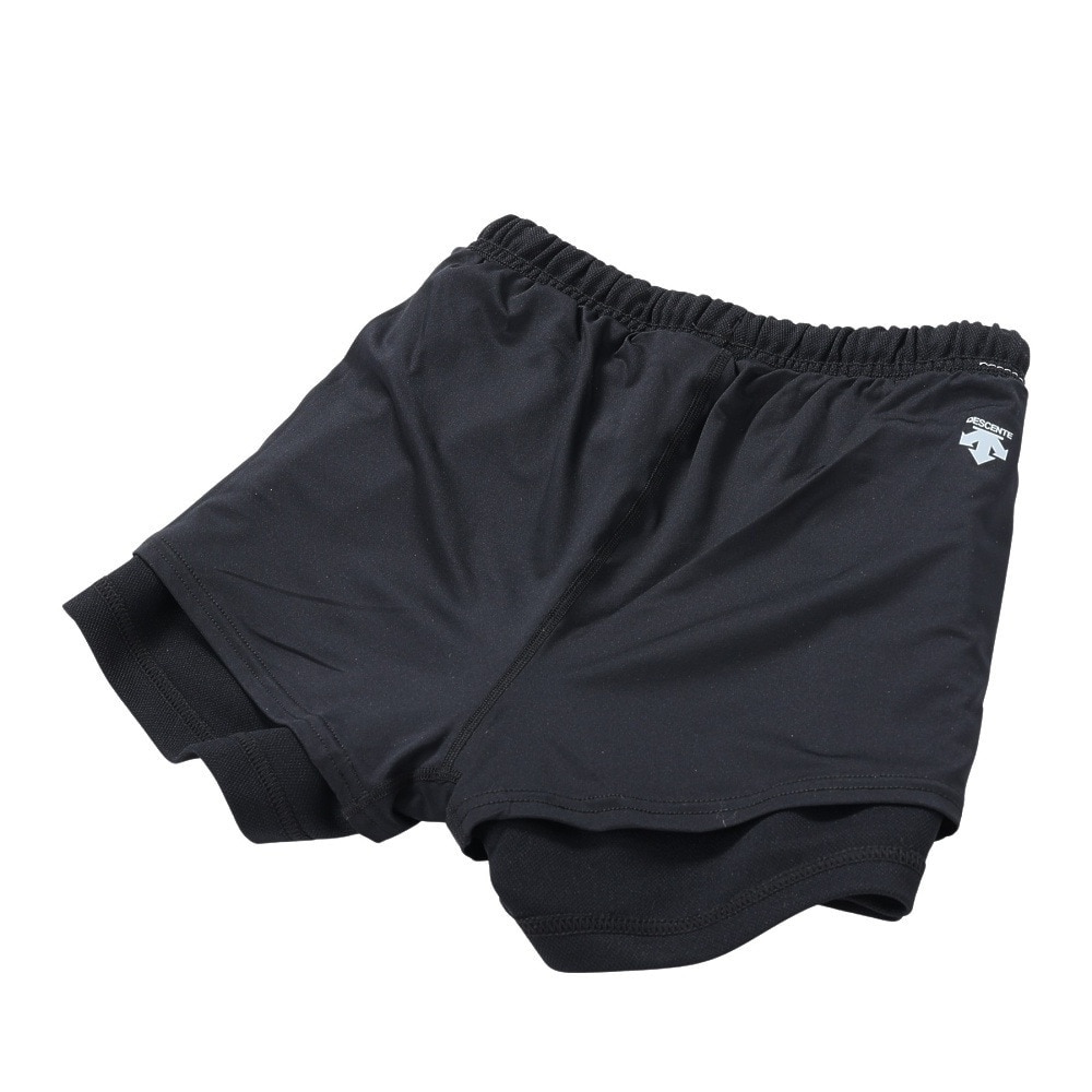 デサント（DESCENTE）（レディース）バレーボールウェア インナーポケット付きバレーボールパンツ DVWWJD80 BKMZ