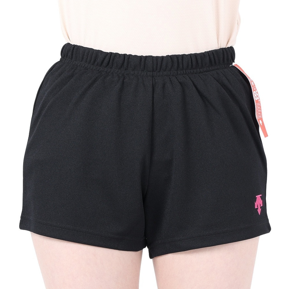 デサント（DESCENTE）（レディース）バレーボールウェア インナーポケット付きバレーボールパンツ DVWWJD80 BKMZ