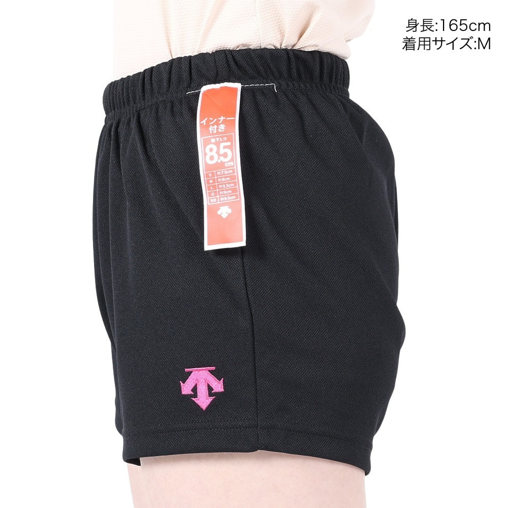 デサント（DESCENTE）（レディース）バレーボールウェア インナーポケット付きバレーボールパンツ DVWWJD80 BKMZ