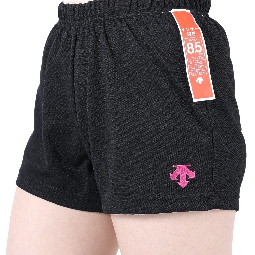 デサント（DESCENTE）（レディース）バレーボールウェア インナーポケット付きバレーボールパンツ DVWWJD80 BKMZ