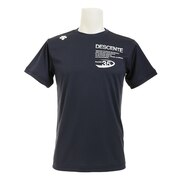 Tシャツ 半袖Tシャツ DOR-B8438X NVWH 【バレーボールウェア スポーツウェア】