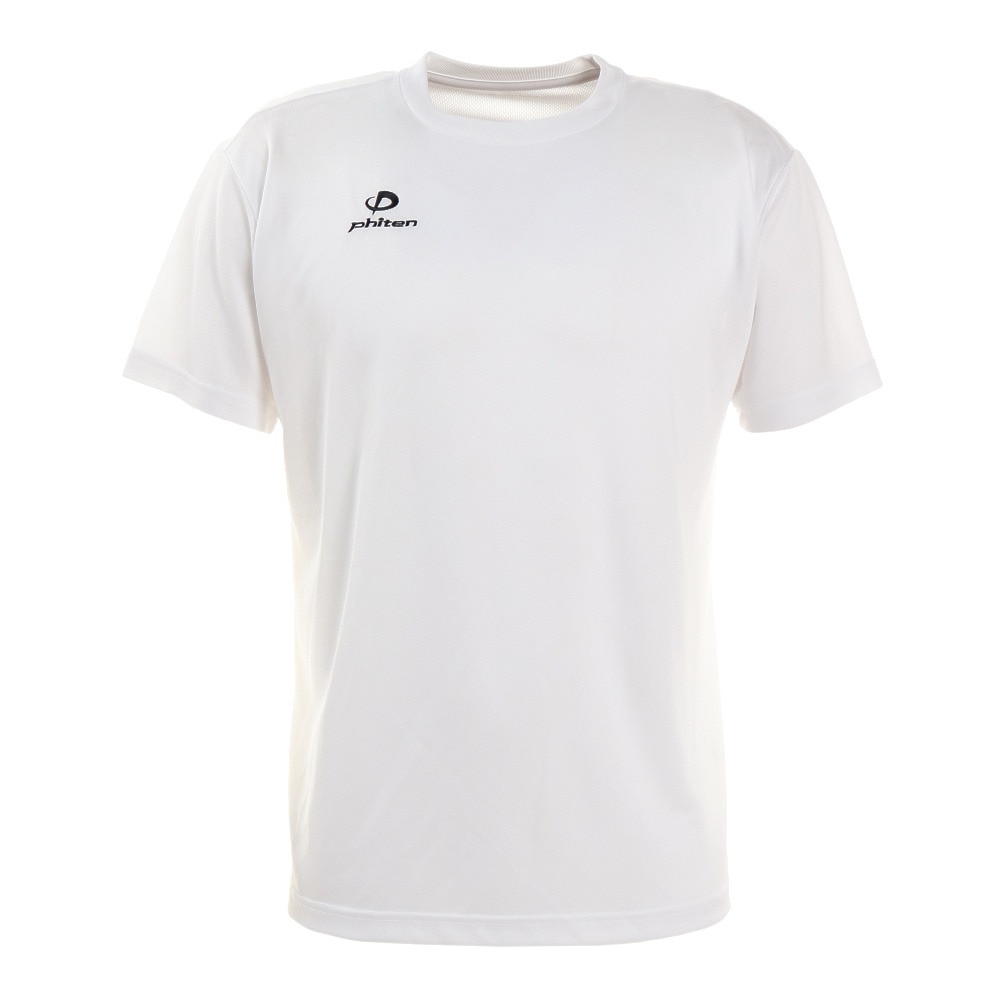 ファイテン(PHITEN)(メンズ)Tシャツ 半袖 RAKUシャツ クルーネック 吸汗速乾 ロゴ 3117JG25200 バレーボールウェア スポーツ ウェア スポーツ用品はスーパースポーツゼビオ ファイテン メンズ 半袖 サイズ M ウェア トレーニング Tシャツ