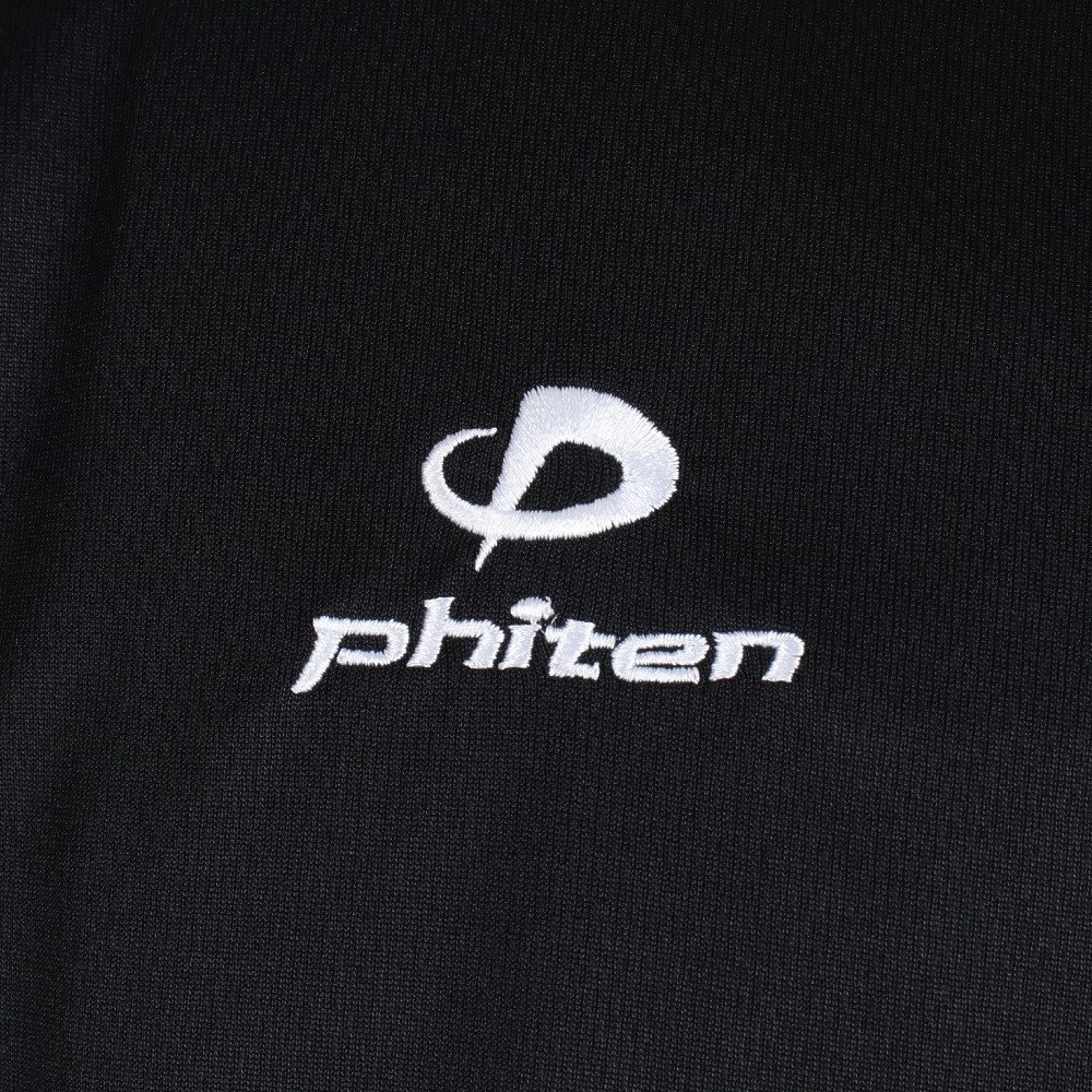 ファイテン（PHITEN）（メンズ）バレーボールウェア Tシャツ 半袖 RAKUシャツ クルーネック 吸汗速乾 ロゴ 3117JG25210