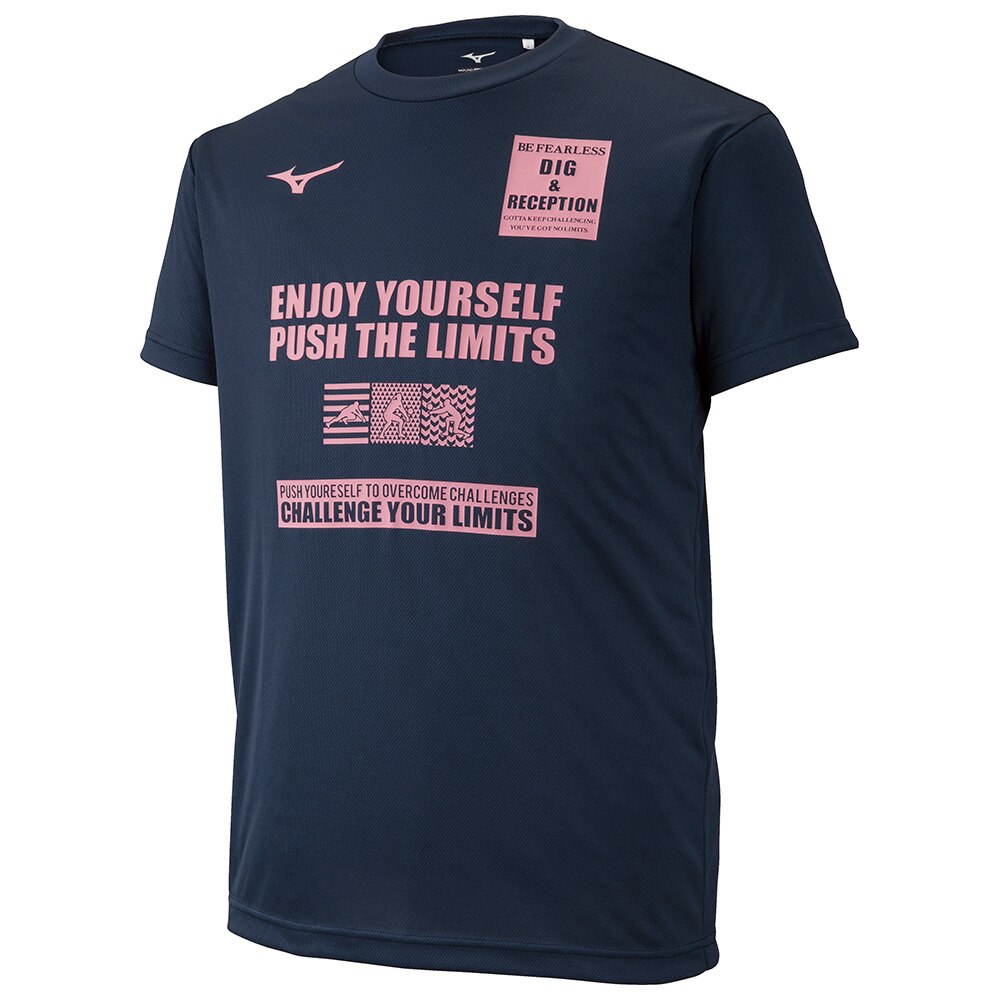 グラフィックＴシャツ V2MA908614 【バレーボールウェア スポーツウェア】