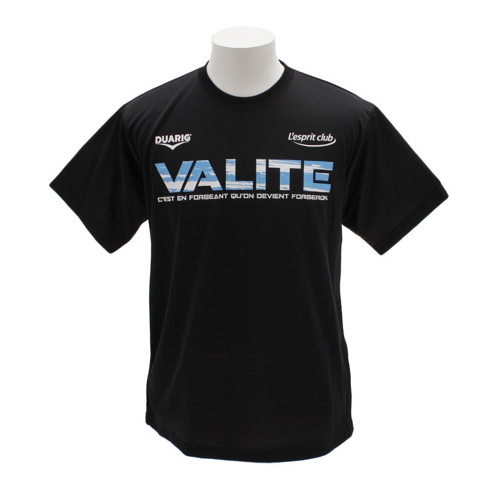  【多少の傷汚れありの為大奉仕】Tシャツ ドライプラス VALITE 半袖Tシャツ 761D9ES1052 BLK バレーボールウェア スポーツウェア