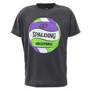 スポルディング（SPALDING）（メンズ）バレーボールTシャツ ボール SMT200740 【バレーボールウェアウェア】