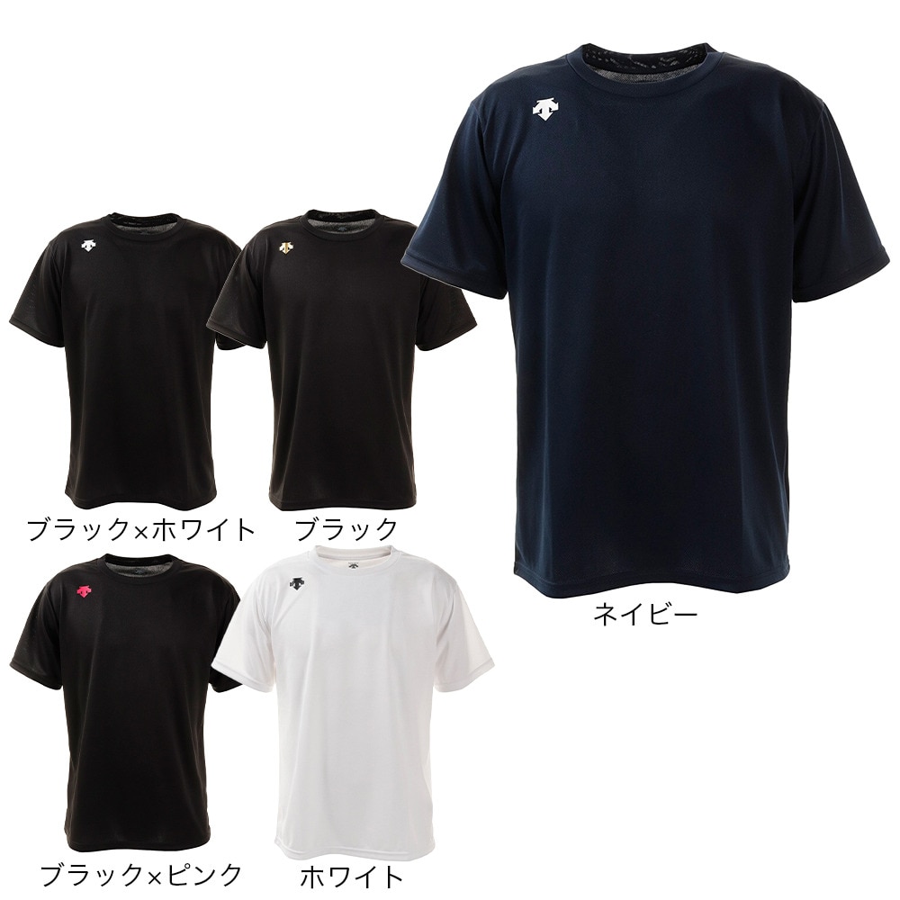 デサント（DESCENTE）（メンズ）Tシャツ メンズ 半袖Tシャツ DX-B0208XB BKMZ  バレーボールウェア スポーツウェア 
