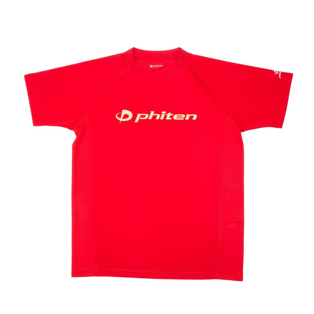 ファイテン（PHITEN）（メンズ、レディース）バレーボールウェア RAKUシャツスムースドライ 半袖Tシャツ 3120JG35000