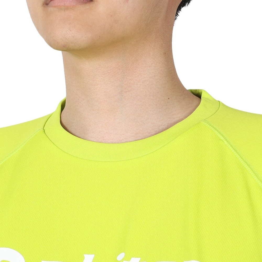 ファイテン（PHITEN）（メンズ）バレーボールウェア RAKUシャツSPORTS スムースドライ LM/WH 3120JG35700 速乾