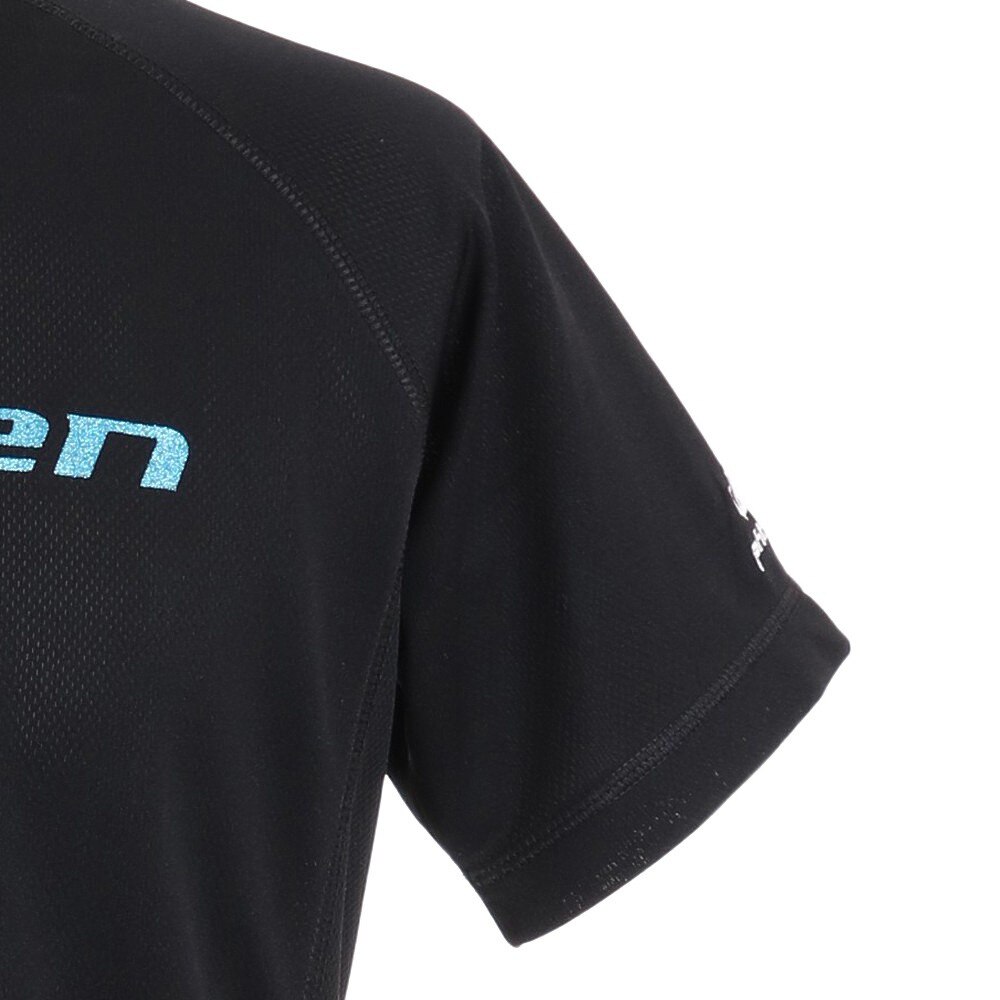 ファイテン（PHITEN）（メンズ）バレーボールウェア スムースドライ 半袖Tシャツ BKSX 3121JG43000