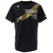 デサント（DESCENTE）（メンズ、レディース）バレーボールウェア DPP半袖プラクティスシャツ DX-B0946XB NV
