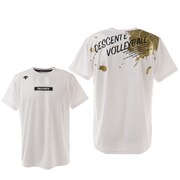 デサント（DESCENTE）（メンズ、レディース）バレーボールウェア DPP半袖プラクティスシャツ DX-B0947XB WH
