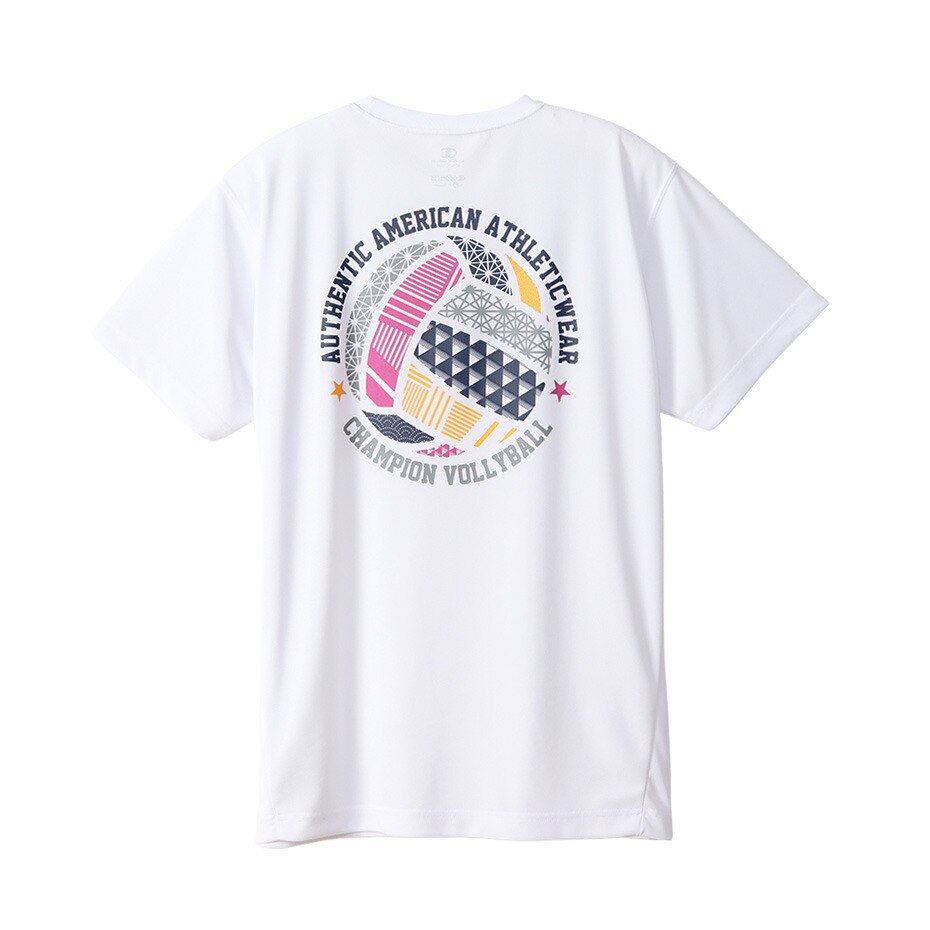 チャンピオン（CHAMPION）（メンズ）バレーボールウェア 半袖Tシャツ C3-VV305 010 速乾★★★