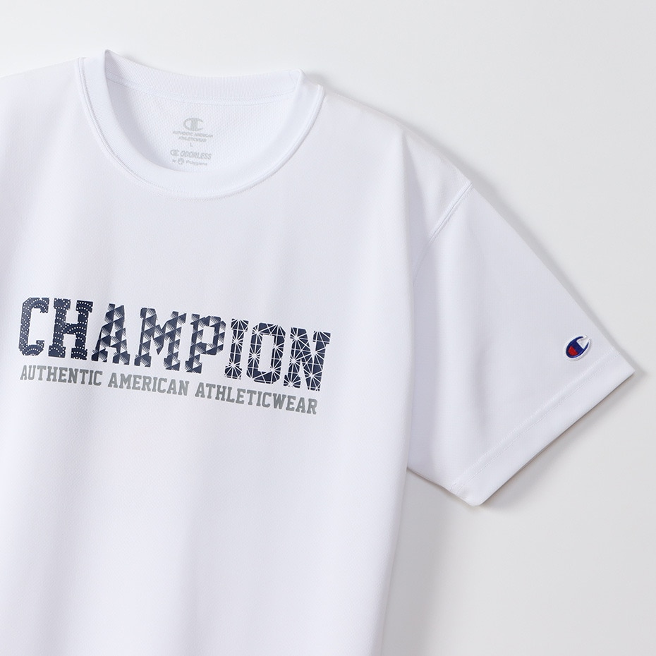 チャンピオン（CHAMPION）（メンズ）バレーボールウェア 半袖Tシャツ C3-VV305 010 速乾★★★