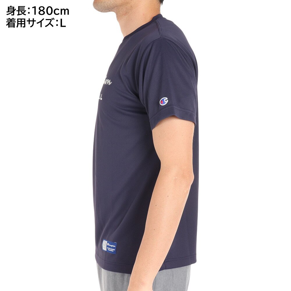 チャンピオン（CHAMPION）（メンズ）バレーボールウェア ショートスリーブTシャツ C3-VV302 370 速乾