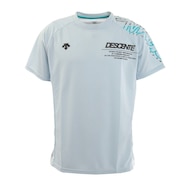 デサント（DESCENTE）（メンズ）バレーボールウェア 半袖プラクティスシャツ DVUTJA51 WH