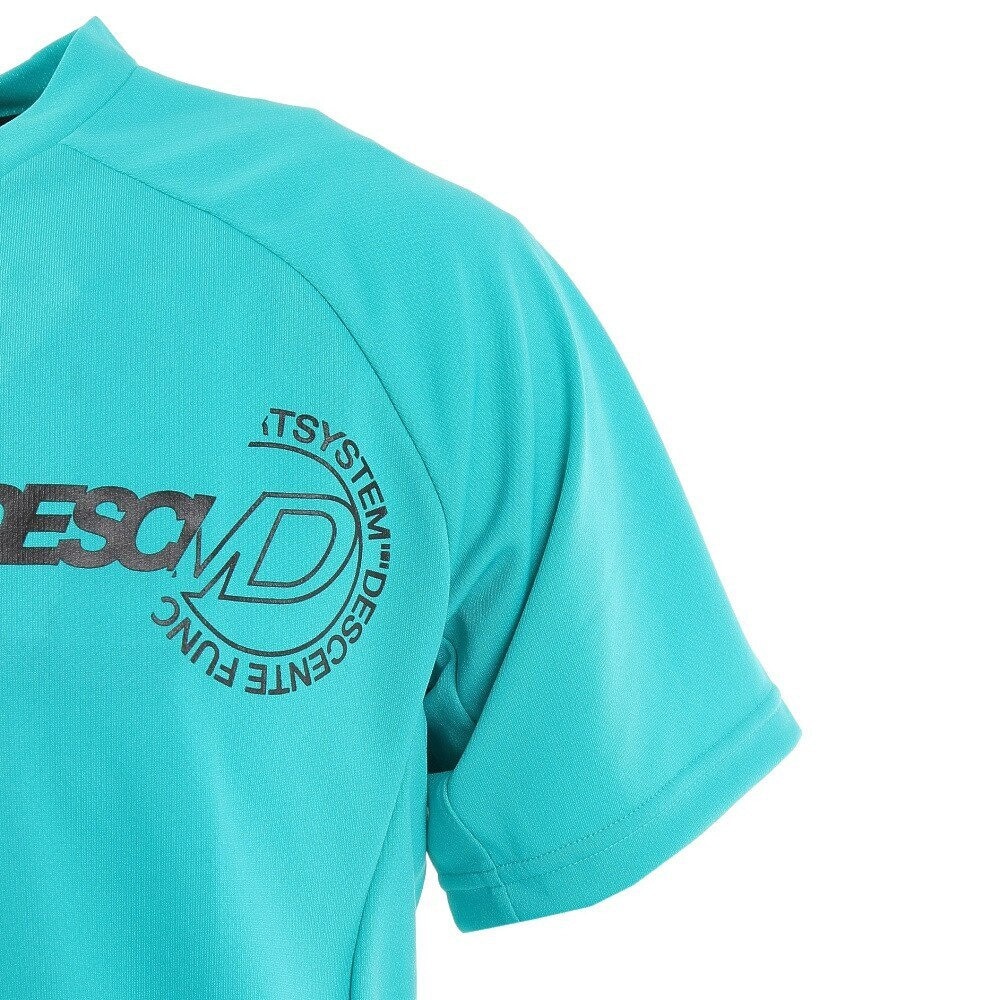 デサント（DESCENTE）（メンズ、レディース）半袖プラクティスシャツ DVUTJA52 GR バレーボールウェア