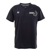 デサント（DESCENTE）（メンズ、レディース）バレーボールウェア 半袖プラクティスシャツ DVUTJA52 NV