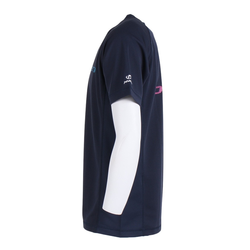ファイテン（PHITEN）（メンズ、レディース）バレーボールウェア 半袖Tシャツ スムースドライ GRAPK 3122JG51200 速乾