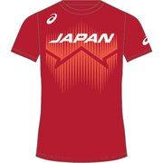 アシックス（ASICS）（メンズ、レディース）バレーボールウェア VB男子日本代表応援Tシャツ メンバーサイン 2053A179.601