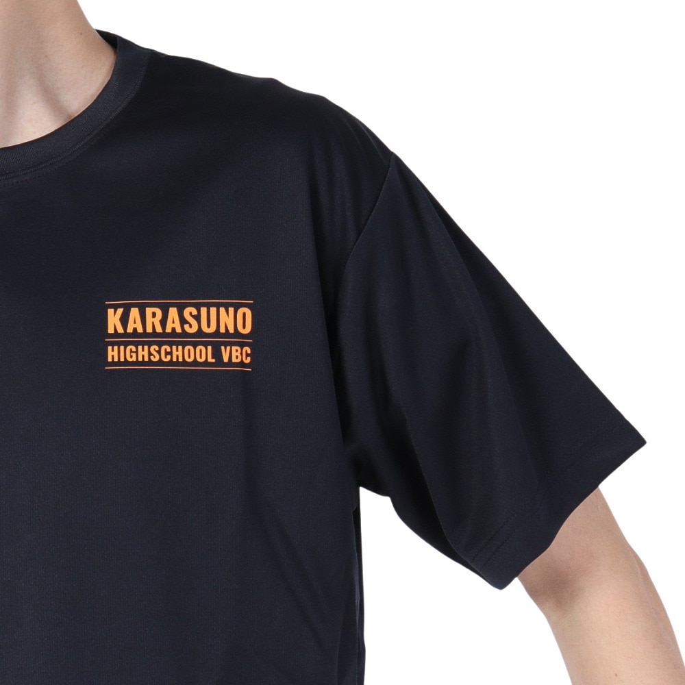 ハイキュー!!（haikyu）（メンズ、レディース）ハイキュー!! Tシャツ 烏野高校 日向翔陽 影山飛雄 HS-501 速乾