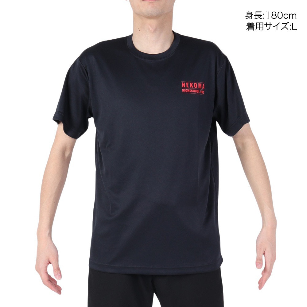 ハイキュー!!（haikyu）（メンズ、レディース）ハイキュー!! Tシャツ 音駒高校 黒尾鉄朗 孤爪研磨 音駒高校 HS-502