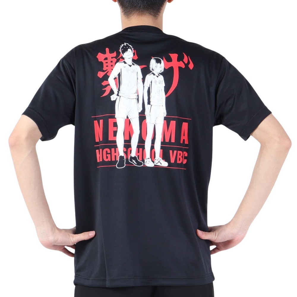 ハイキュー!!（haikyu）（メンズ、レディース）ハイキュー!! Tシャツ 音駒高校 黒尾鉄朗 孤爪研磨 音駒高校 HS-502