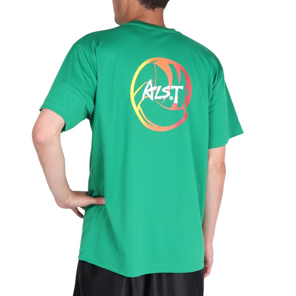アルスト（ALST）（メンズ）バレーボールウェア 半袖Tシャツ バックボールグラデーション VB23TS02-31 速乾