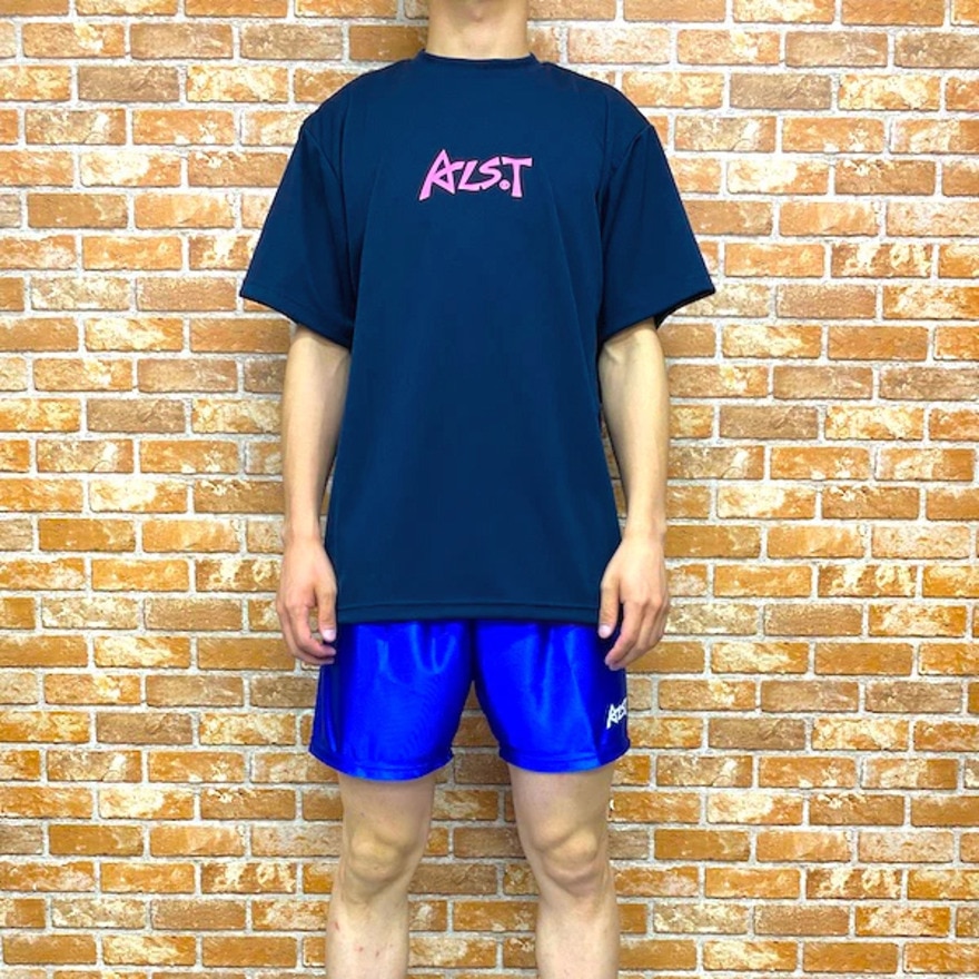 アルスト（ALST）（メンズ）バレーボールウェア 半袖Tシャツ バックボールグラデーション VB23TS02-46 速乾
