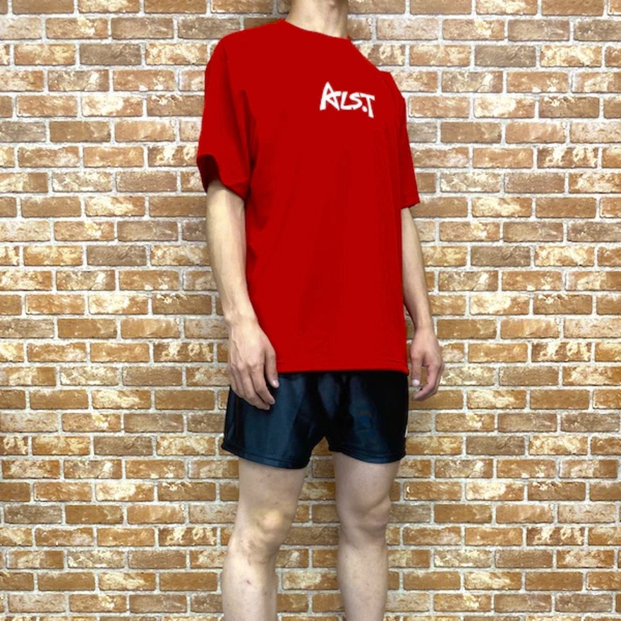 アルスト（ALST）（メンズ）バレーボールウェア 半袖Tシャツ バックボールグラデーション VB23TS02-61