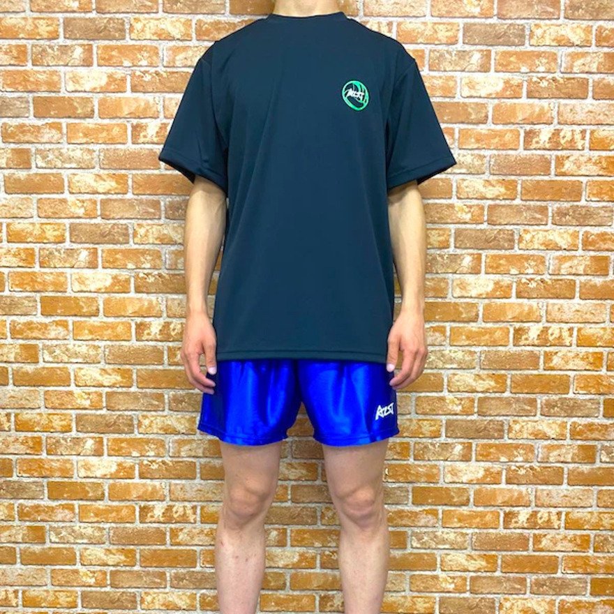 アルスト（ALST）（メンズ）バレーボールウェア 半袖Tシャツ フロントボールロゴ VB23TS03-03 速乾