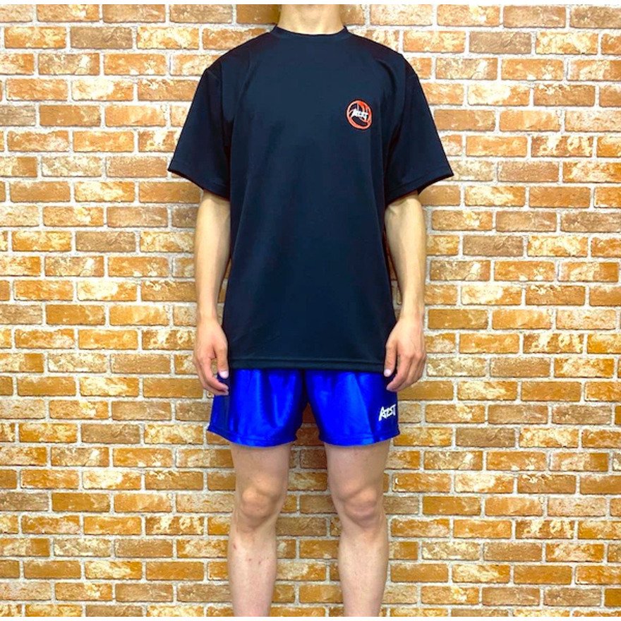アルスト（ALST）（メンズ）バレーボールウェア 半袖Tシャツ フロントボールロゴ VB23TS03-08 速乾