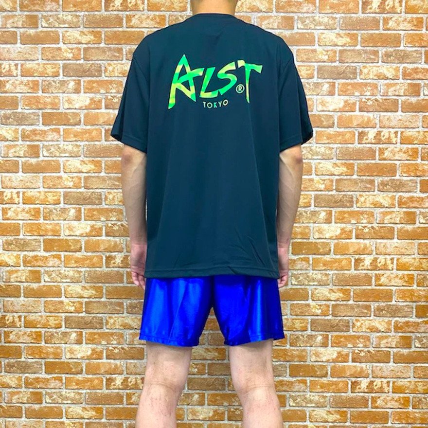 アルスト（ALST）（メンズ）バレーボールウェア 半袖Tシャツ バックカモフラージュロゴ VB23TS05-03 速乾