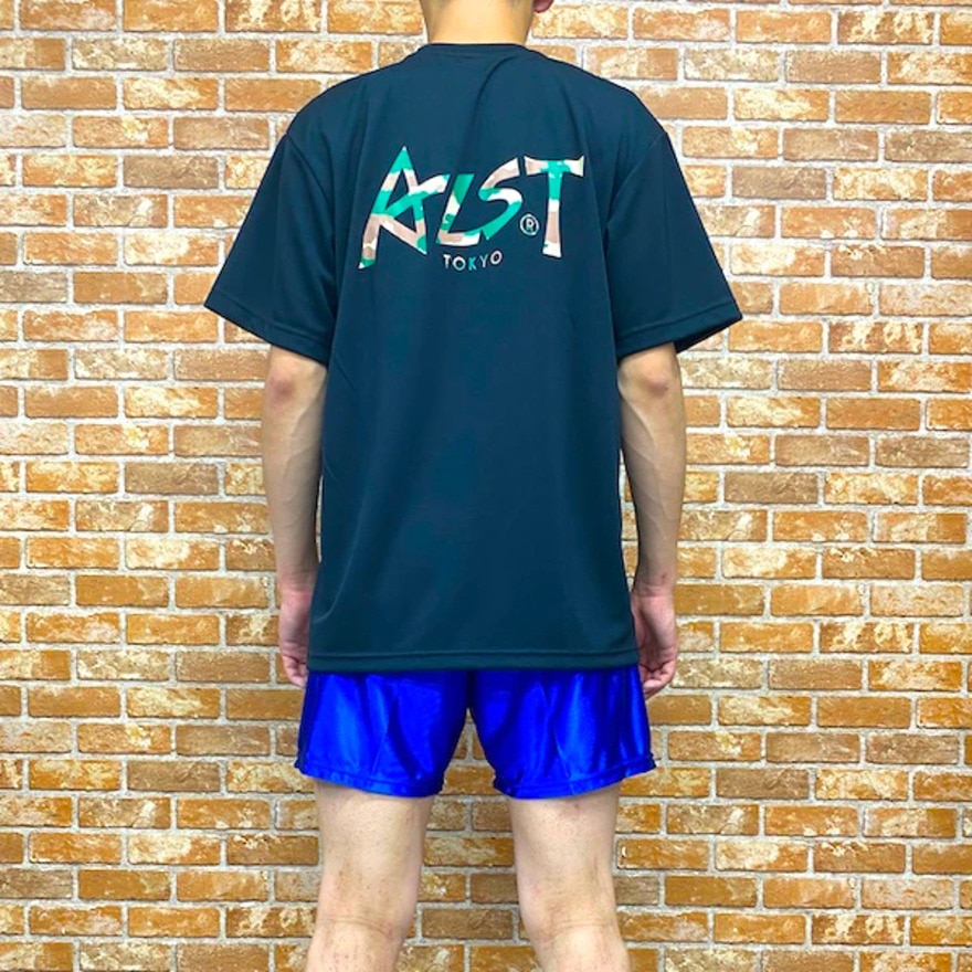 アルスト（ALST）（メンズ）バレーボールウェア 半袖Tシャツ バックカモフラージュロゴ VB23TS05-09 速乾