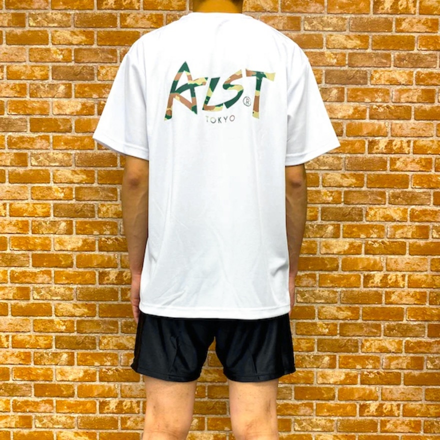 アルスト（ALST）（メンズ）バレーボールウェア 半袖Tシャツ バックカモフラージュロゴ VB23TS05-19