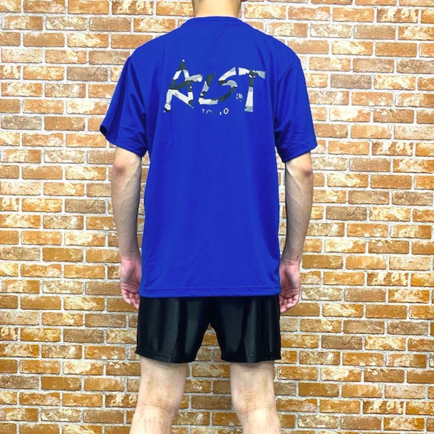 アルスト（ALST）（メンズ）バレーボールウェア 半袖Tシャツ バックカモフラージュロゴ VB23TS05-40 速乾