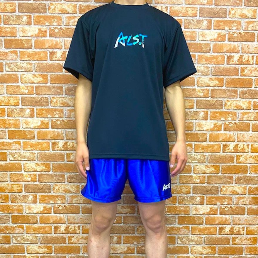 アルスト（ALST）（メンズ）バレーボールウェア 半袖Tシャツ グランジロゴ VB23TS12-04 速乾