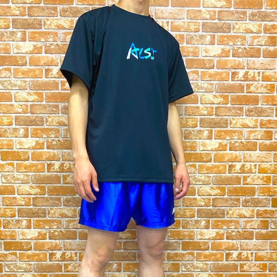アルスト（ALST）（メンズ）バレーボールウェア 半袖Tシャツ グランジロゴ VB23TS12-04 速乾