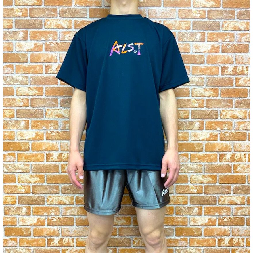 アルスト（ALST）（メンズ）バレーボールウェア 半袖Tシャツ グランジロゴ VB23TS12-05 速乾