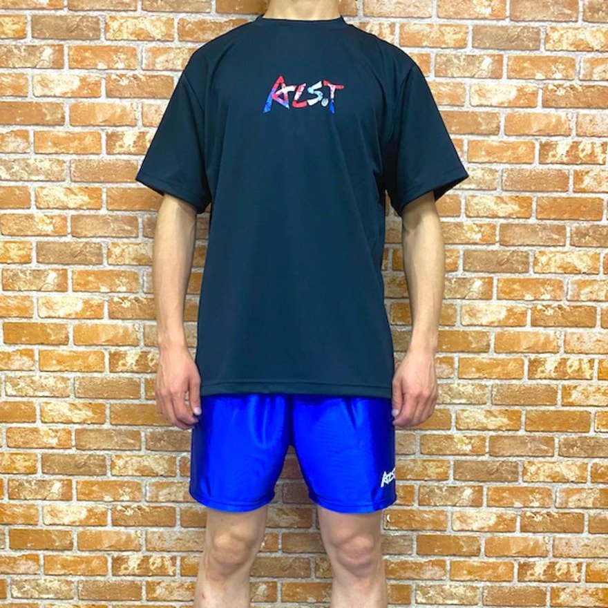 アルスト（ALST）（メンズ）バレーボールウェア 半袖Tシャツ グランジロゴ VB23TS12-06 速乾