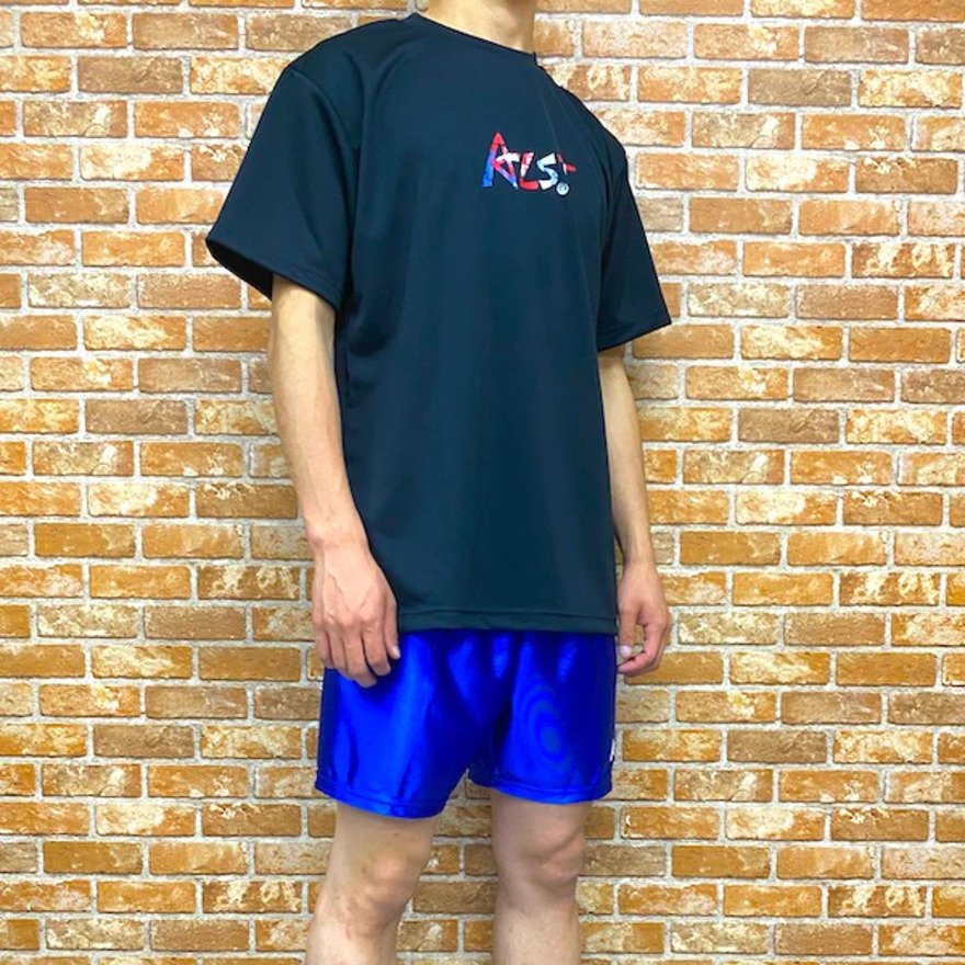 アルスト（ALST）（メンズ）バレーボールウェア 半袖Tシャツ グランジロゴ VB23TS12-06 速乾