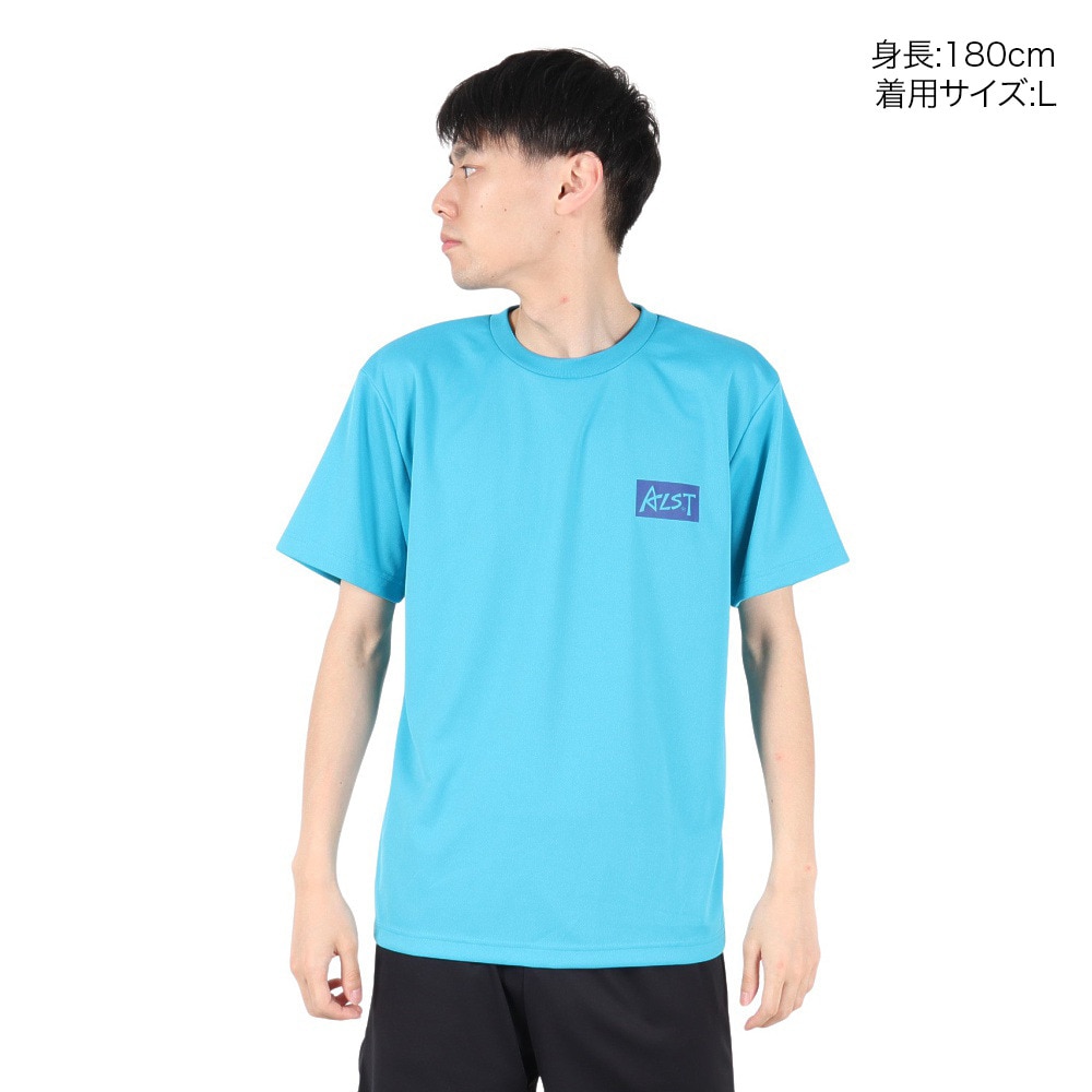 アルスト（ALST）（メンズ、レディース）バレーボールウェア バックカモロゴ 半袖Tシャツ VB23TS15-44