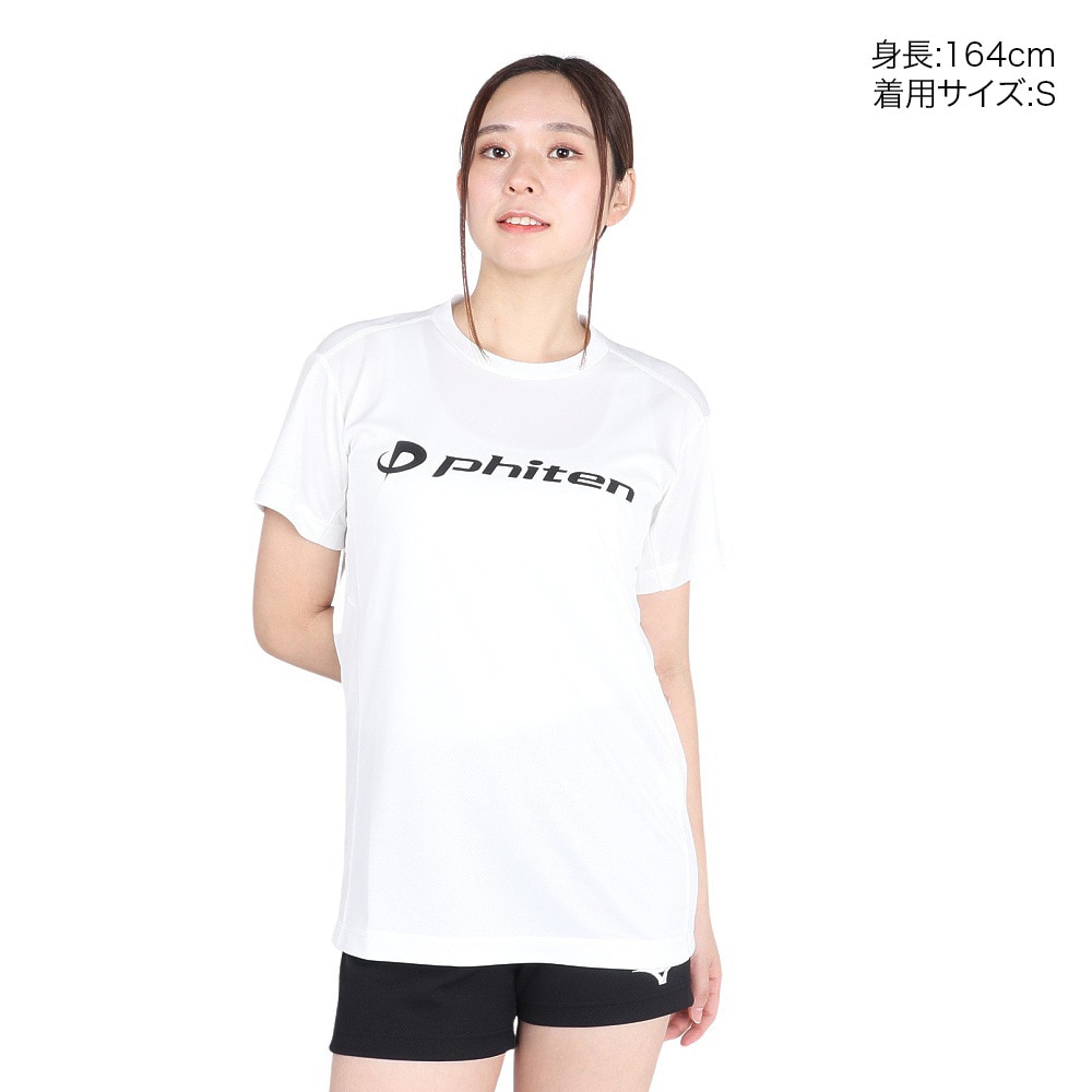 ファイテン（PHITEN）（メンズ、レディース）バレーボール 半袖 RUKUシャツ 3124JG57500