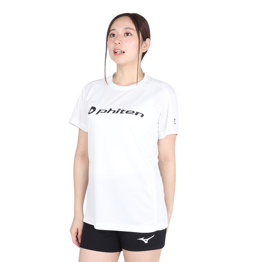 ファイテン（PHITEN）（メンズ、レディース）バレーボール 半袖 RUKUシャツ 3124JG57500